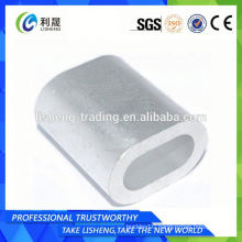 Steel Oval Sleeves For Wire Rope Din3093 Type